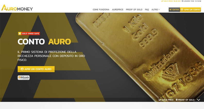 Auromoney - siti web - Brescia